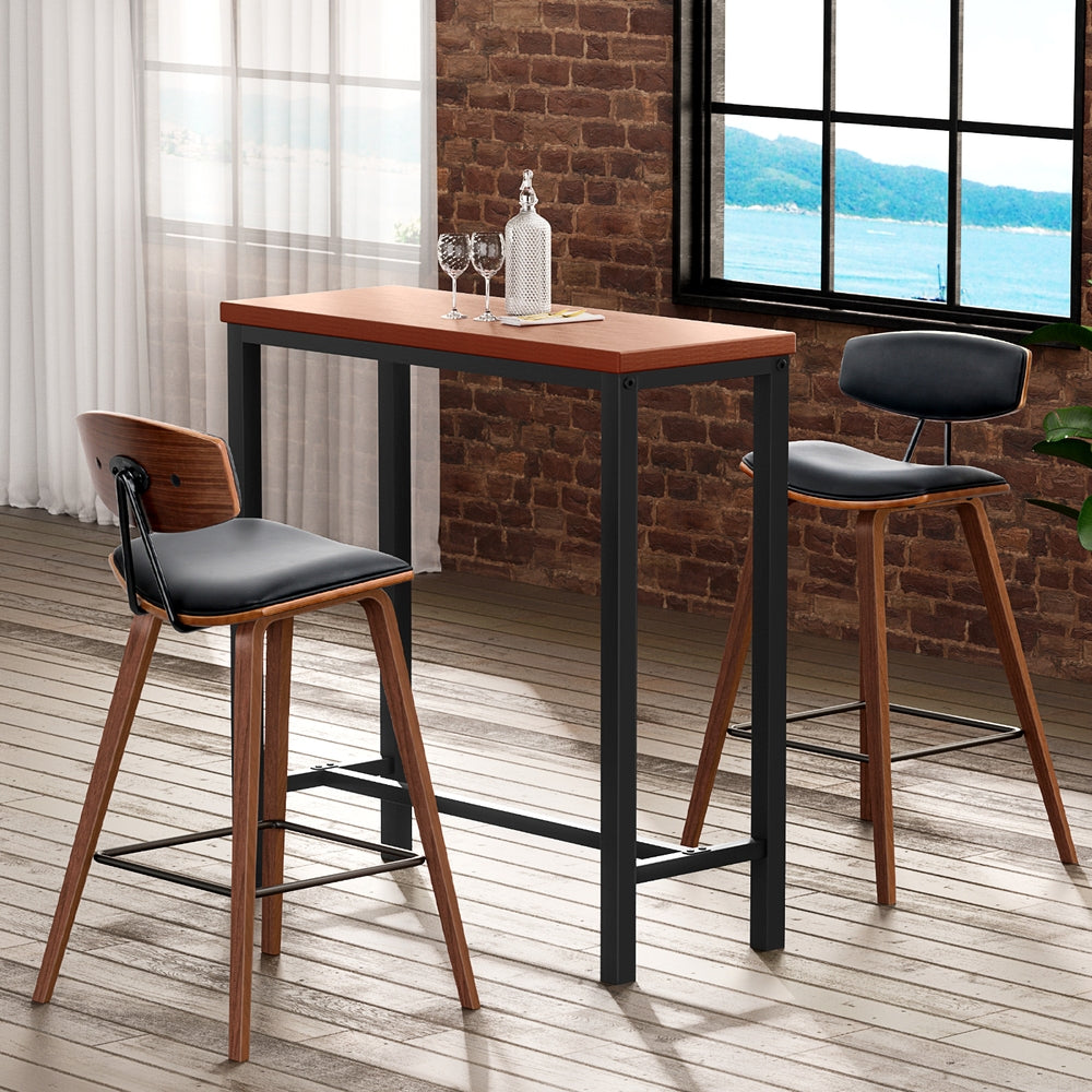 Artiss Bar Table and Stools Set Dining Desk Kitchen Chairs Cafe