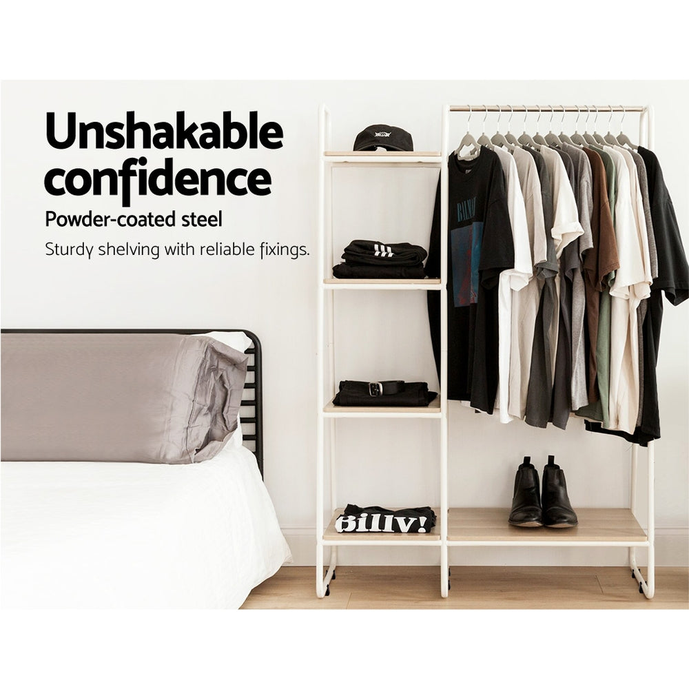Artiss Clothes Rack Wardrobe Coat Stand 150cm