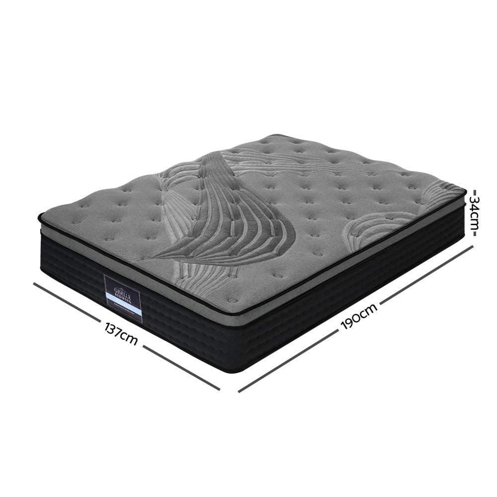 Giselle Bedding 34cm Mattress Bamboo Cover Double
