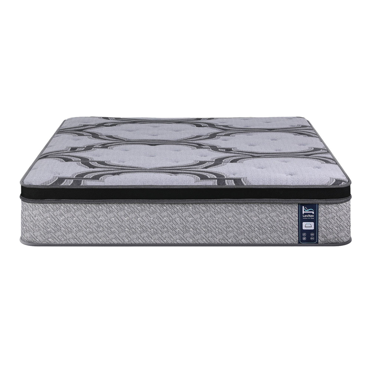 Levitex Queen Mattress 34 cm 5-Zone Pocket Spring with Latex & Memory Foam or Extra Lumbar & Shoulder Support