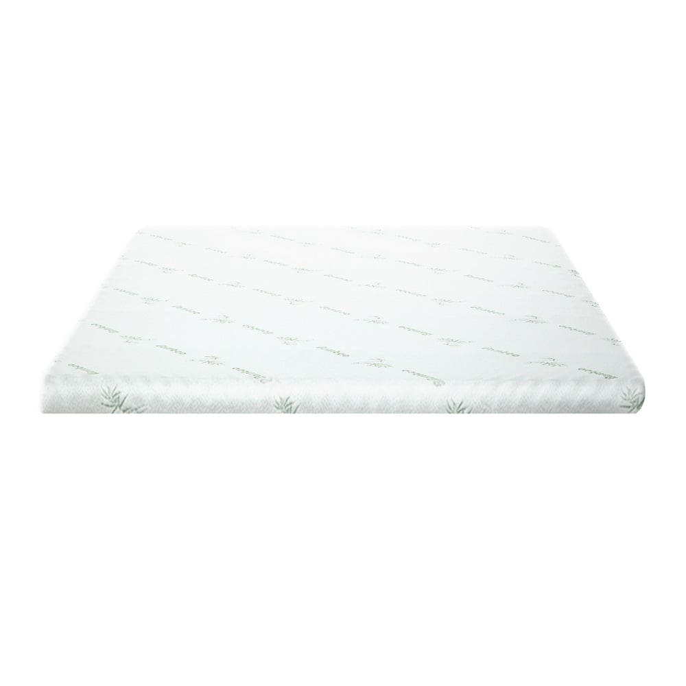 Giselle Bedding Memory Foam Mattress Topper Cool Gel Bed Mat Bamboo 10cm King