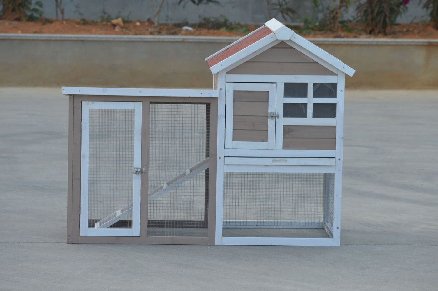 YES4PETS Rabbit Hutch Small Ferret Guinea Pig Cage Hen Chook Cat Kitten House