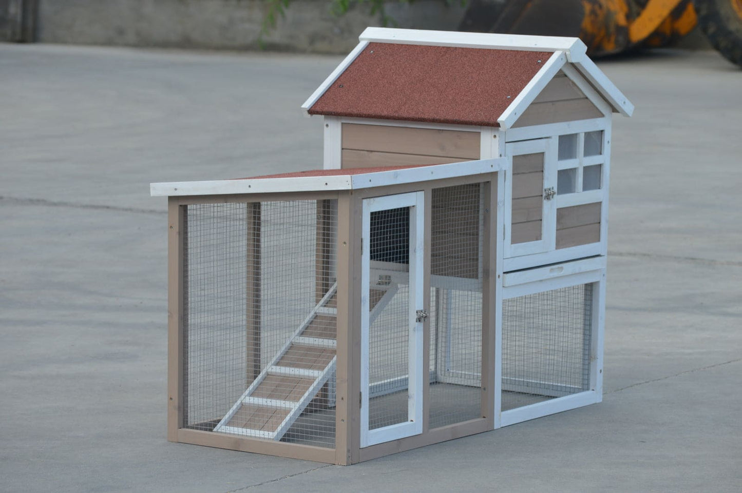 YES4PETS Rabbit Hutch Small Ferret Guinea Pig Cage Hen Chook Cat Kitten House