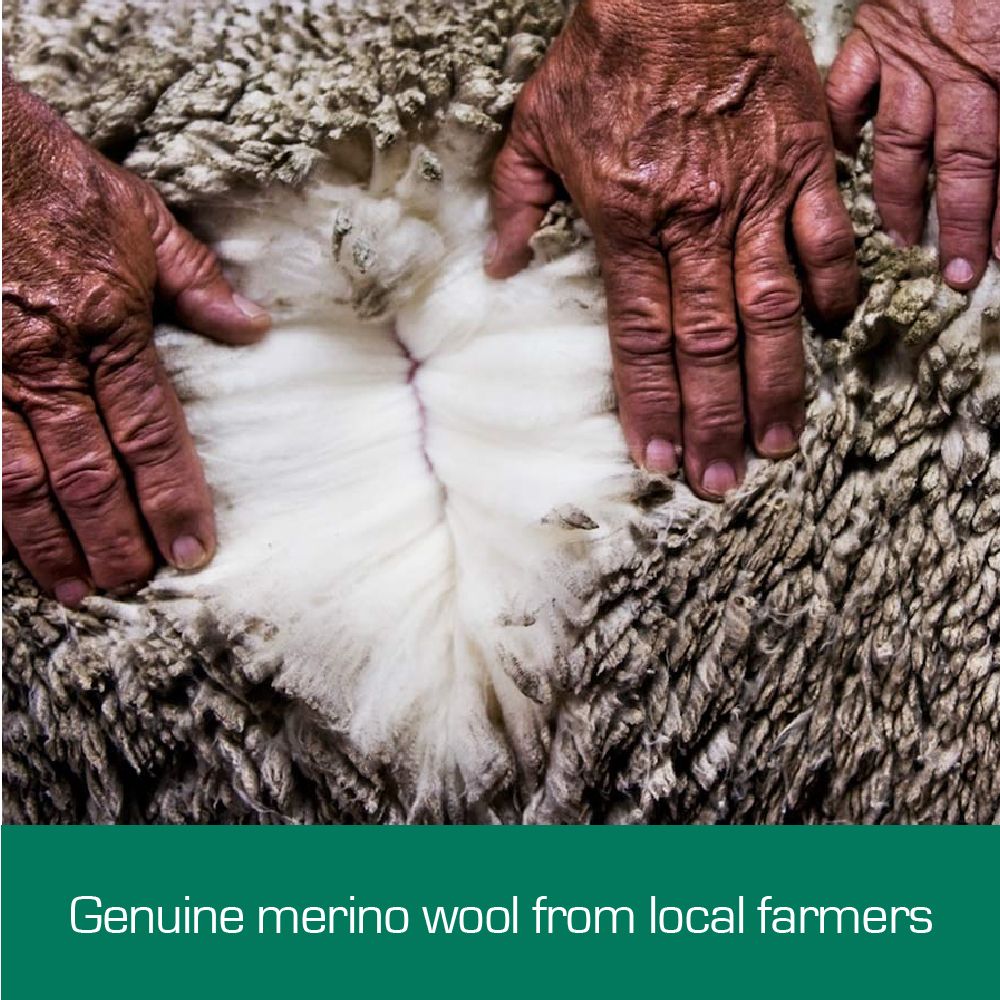 Woolcomfort Aus Made Merino Wool Quilt 500GSM 140x210cm Single Size