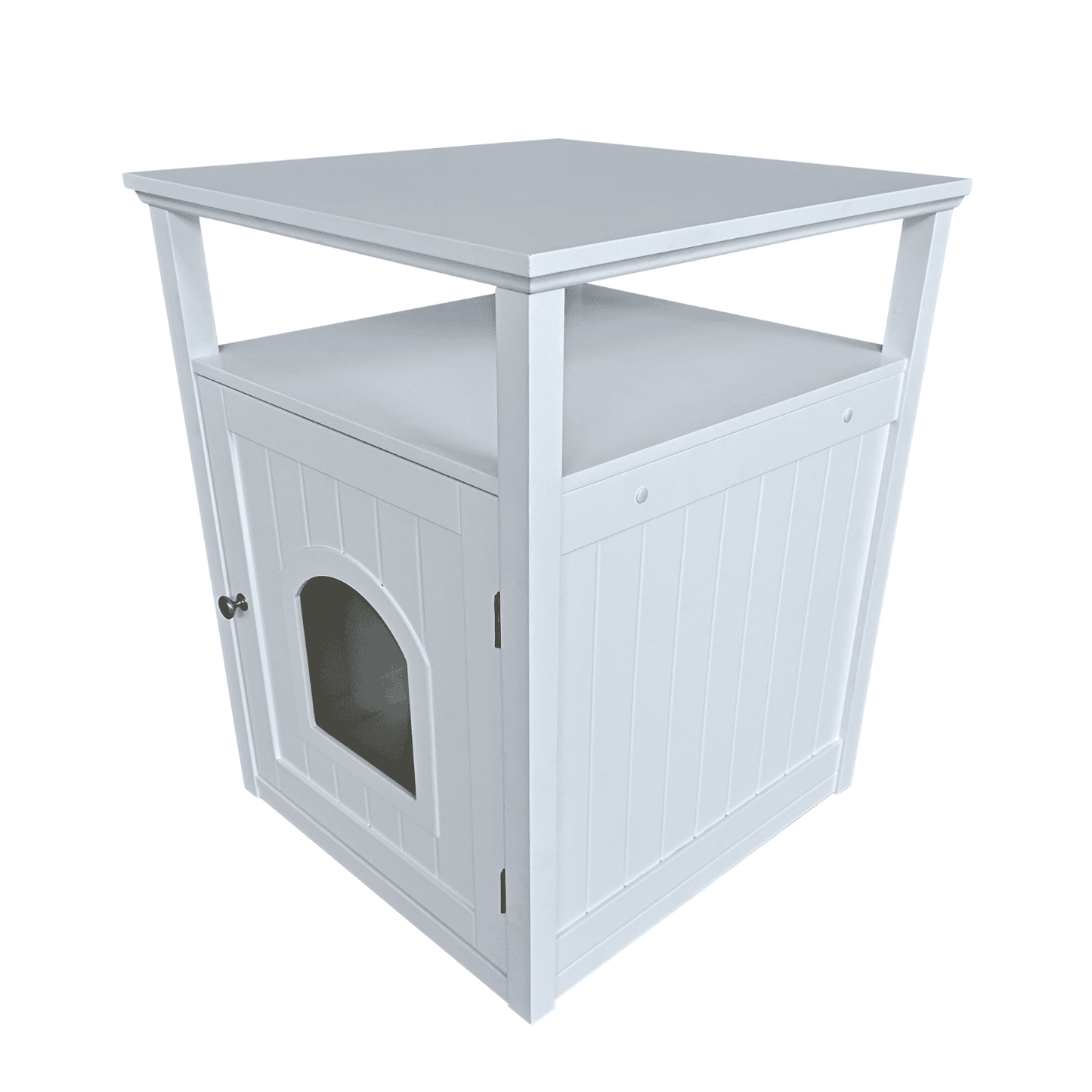 Jasper 2 Cat Litter Cabinet, White