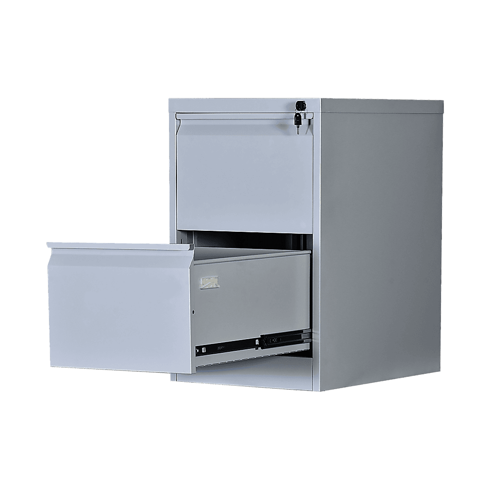 2-Drawer Shelf Office Gym Filing Storage Locker Cabinet