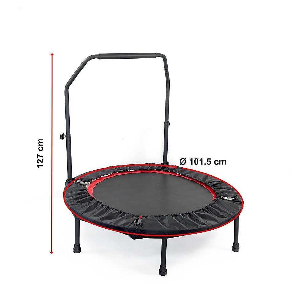 Mini Rebounder Trampoline with Adjustable Handle – Fitness Bounce Trainer