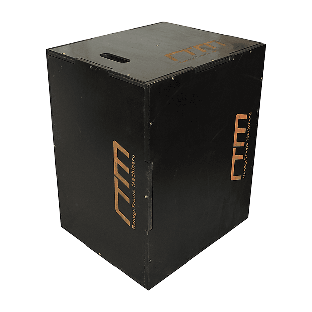 3 IN 1 Black Wood Plyo Games Plyometric Jump Box