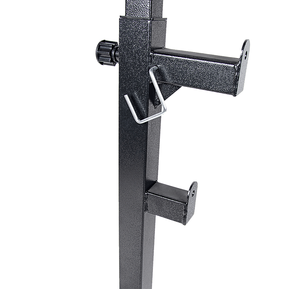 Commercial Squat Rack Adjustable Pair Fitness Exercise Weight Lifting Gym Barbell Stand