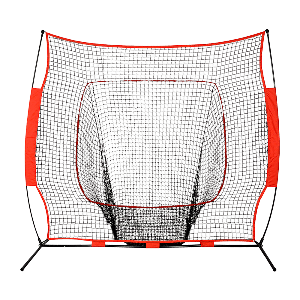 Portable Baseball Training Net Stand Softball Practice Sports Tennis