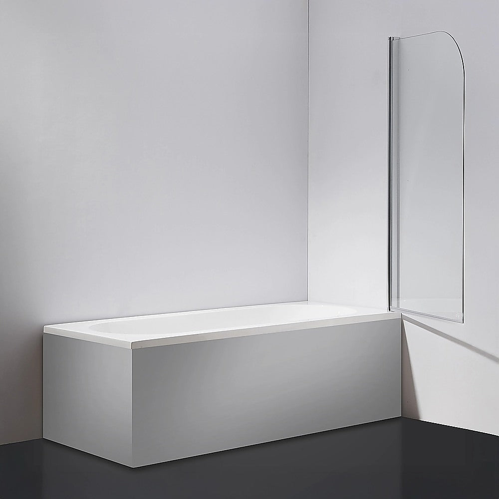180 Degree Pivot Door 6mm Safety Glass Bath Shower Screen 800x1400mm By Della Francesca