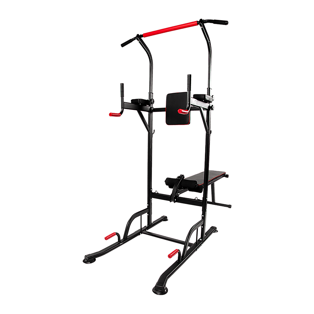 Power Tower Pull Up Weight Bench Dip Multi Station Chin Up Home Gym Equipment