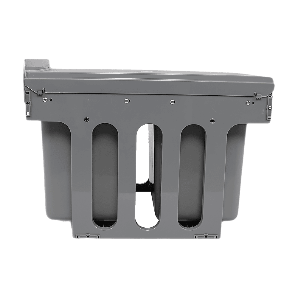 2x 15L Pull Out Trash Bin Dual Kitchen Garbage Waste Basket Cabinet Bin