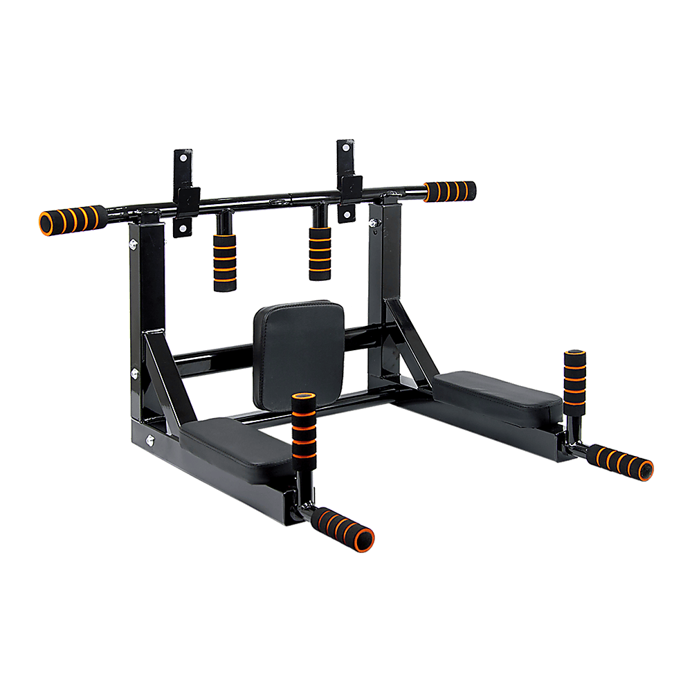 Heavy Duty Wall Mounted Power Station - Knee Raise - Pull Up - Chin Up -Dips Bar