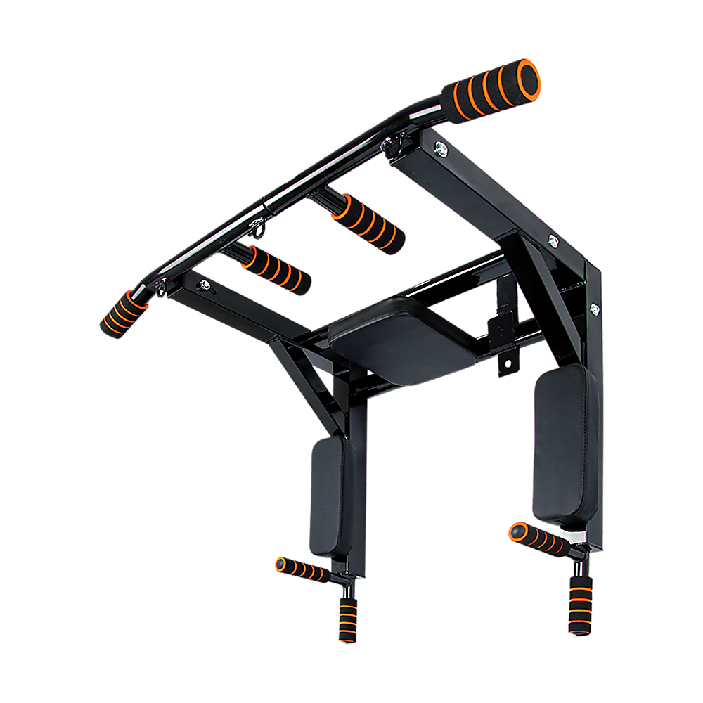 Heavy Duty Wall Mounted Power Station - Knee Raise - Pull Up - Chin Up -Dips Bar