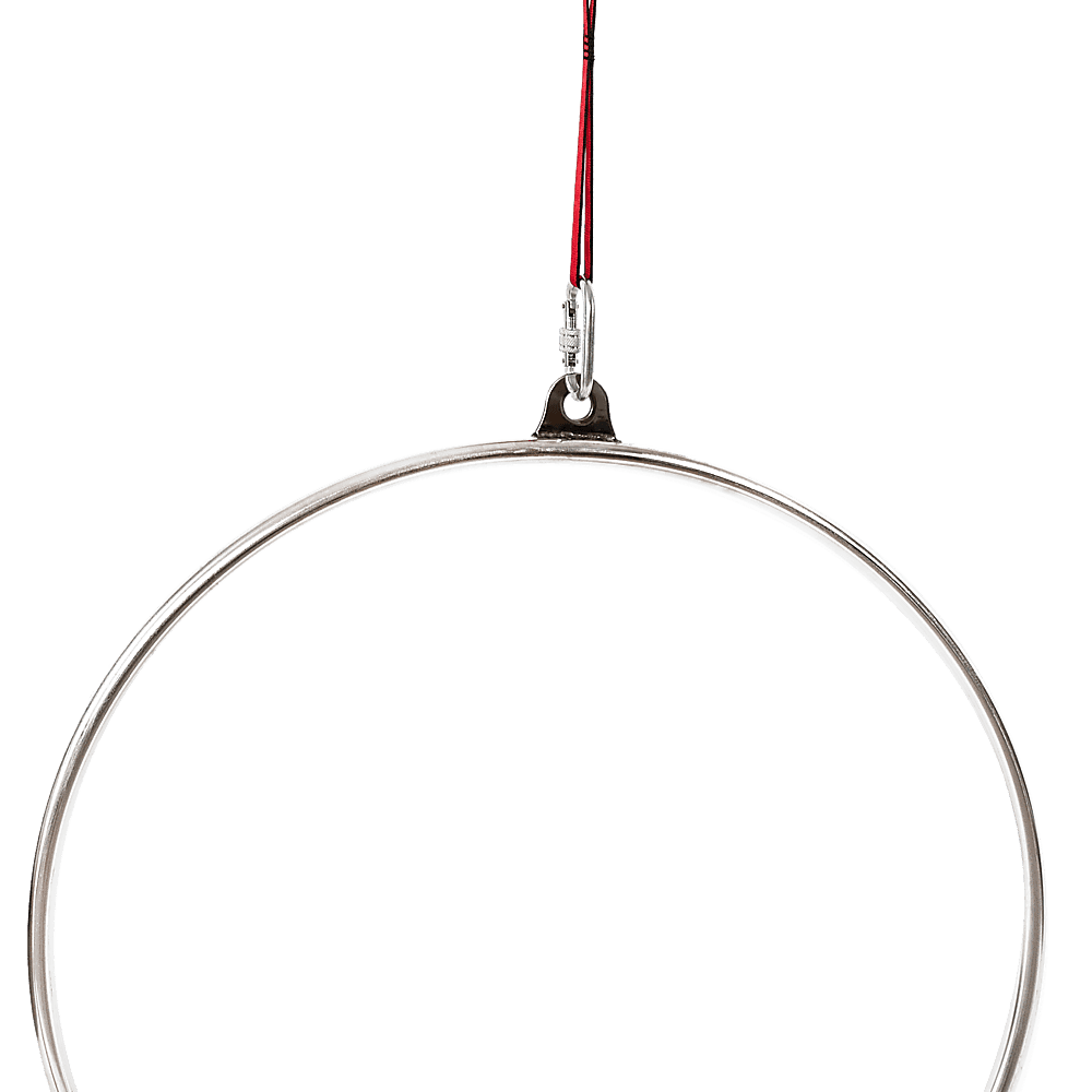 Aerial Yoga Hoop 90CM Lyra Hoop Circus Single Point Aerial Ring Set