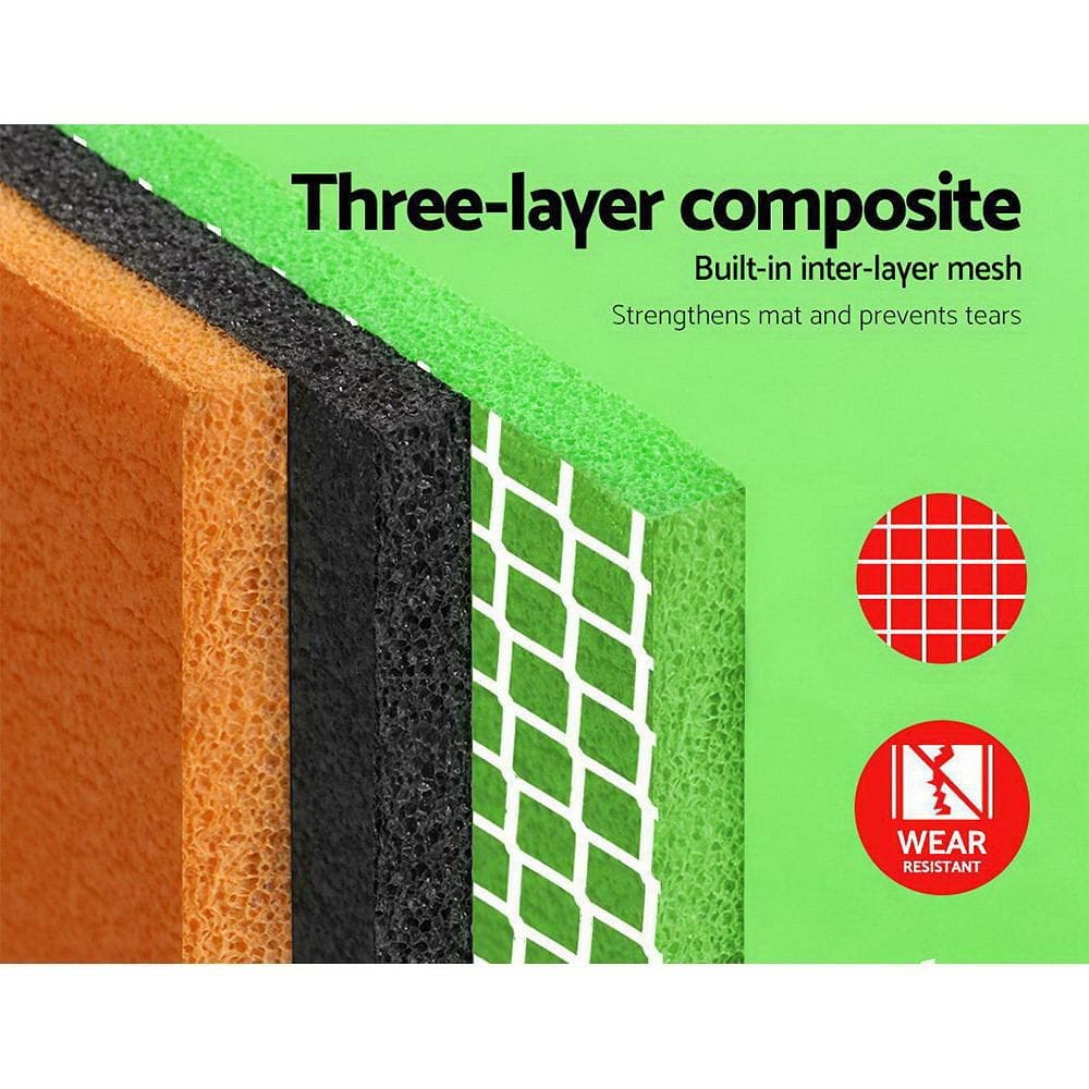 Weisshorn Floating Water Mat 2.7x1.8m Foam Pad Swimming Pool Island Platform