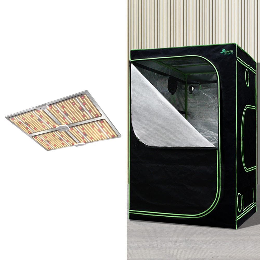 Green Fingers Grow Tent Light Kit 120x120x200CM 4500W LED Full Spectrum
