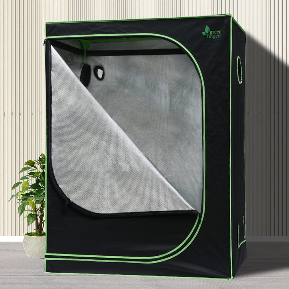 Green Fingers Grow Tent 120x60x150CM Hydroponics Kit Indoor Plant Room System