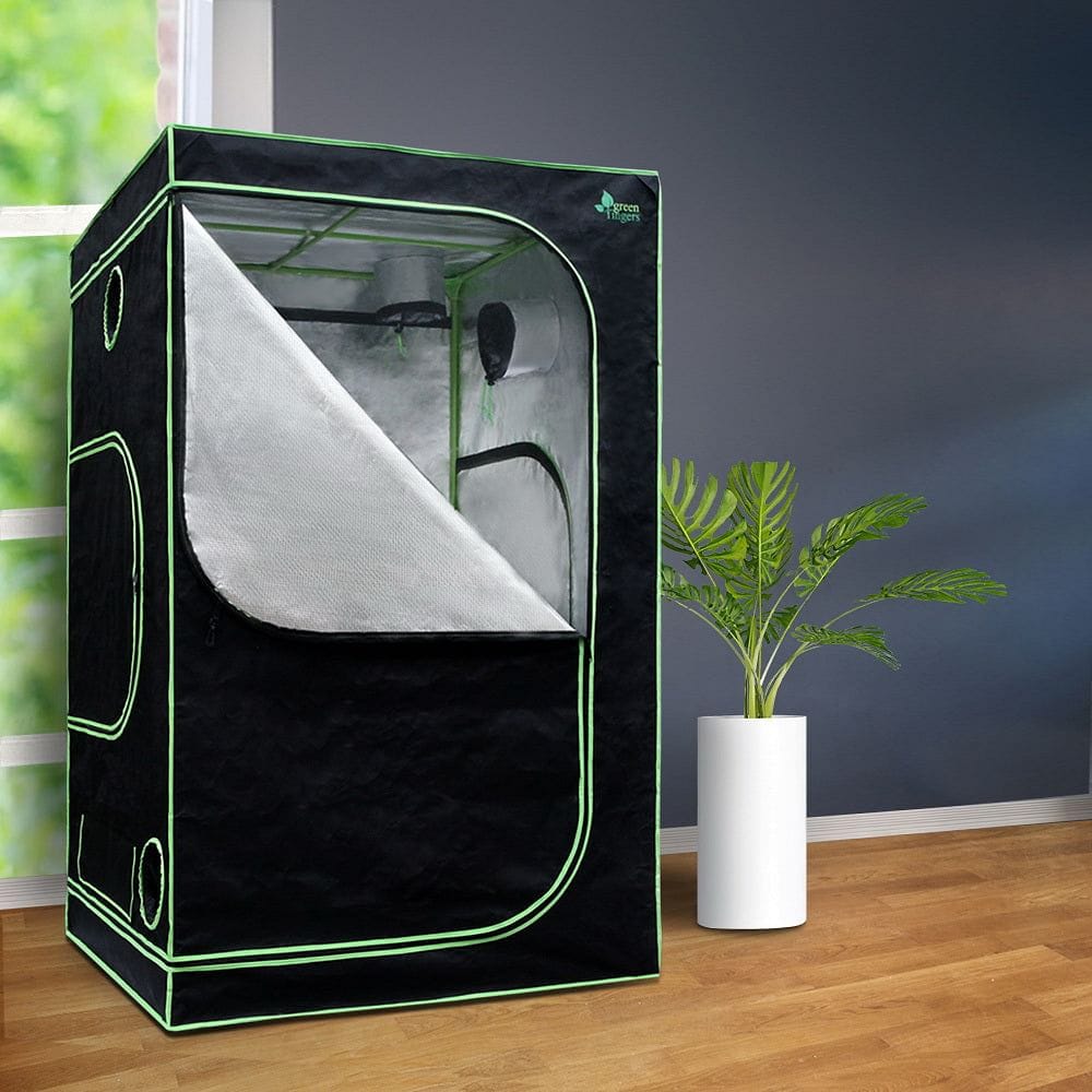 Green Fingers Grow Tent 90x90x180CM Hydroponics Kit Indoor Plant Room System