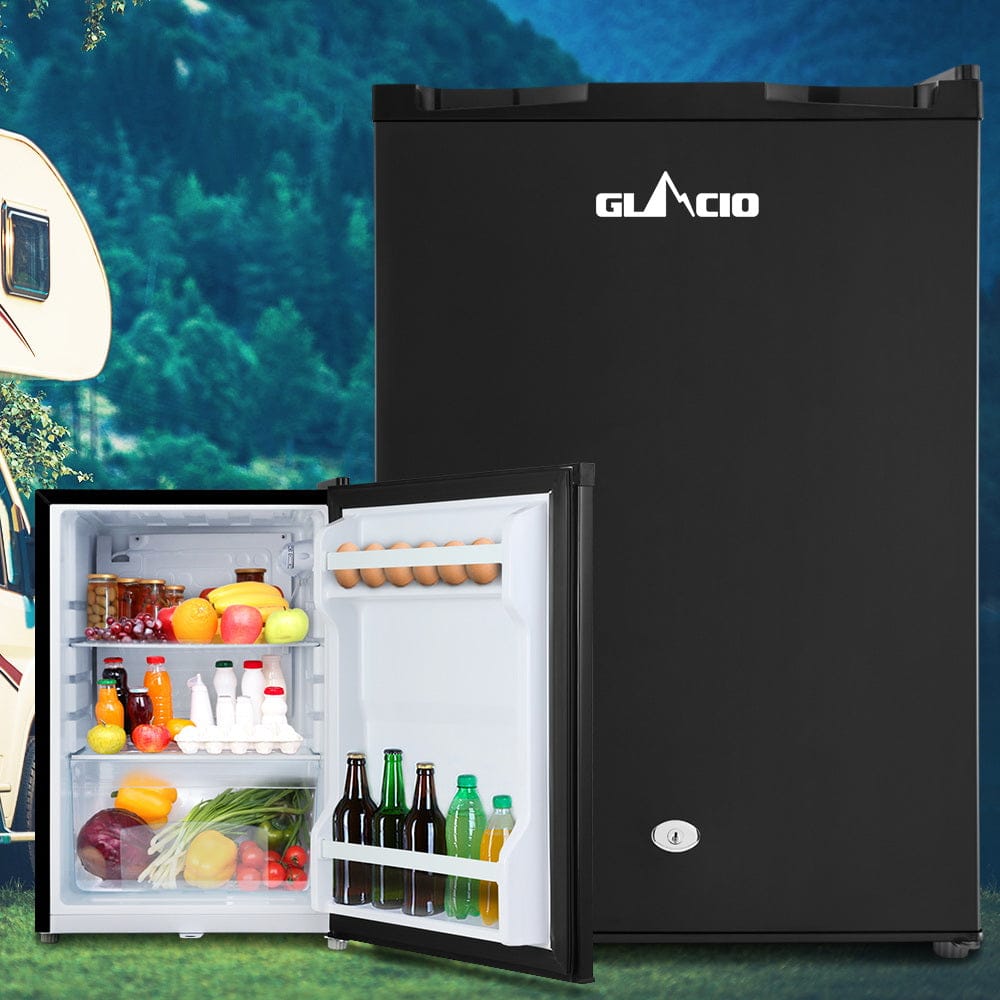 Glacio 80L Portable Fridge Bar Upright 12V/24V/240V Camping Caravan