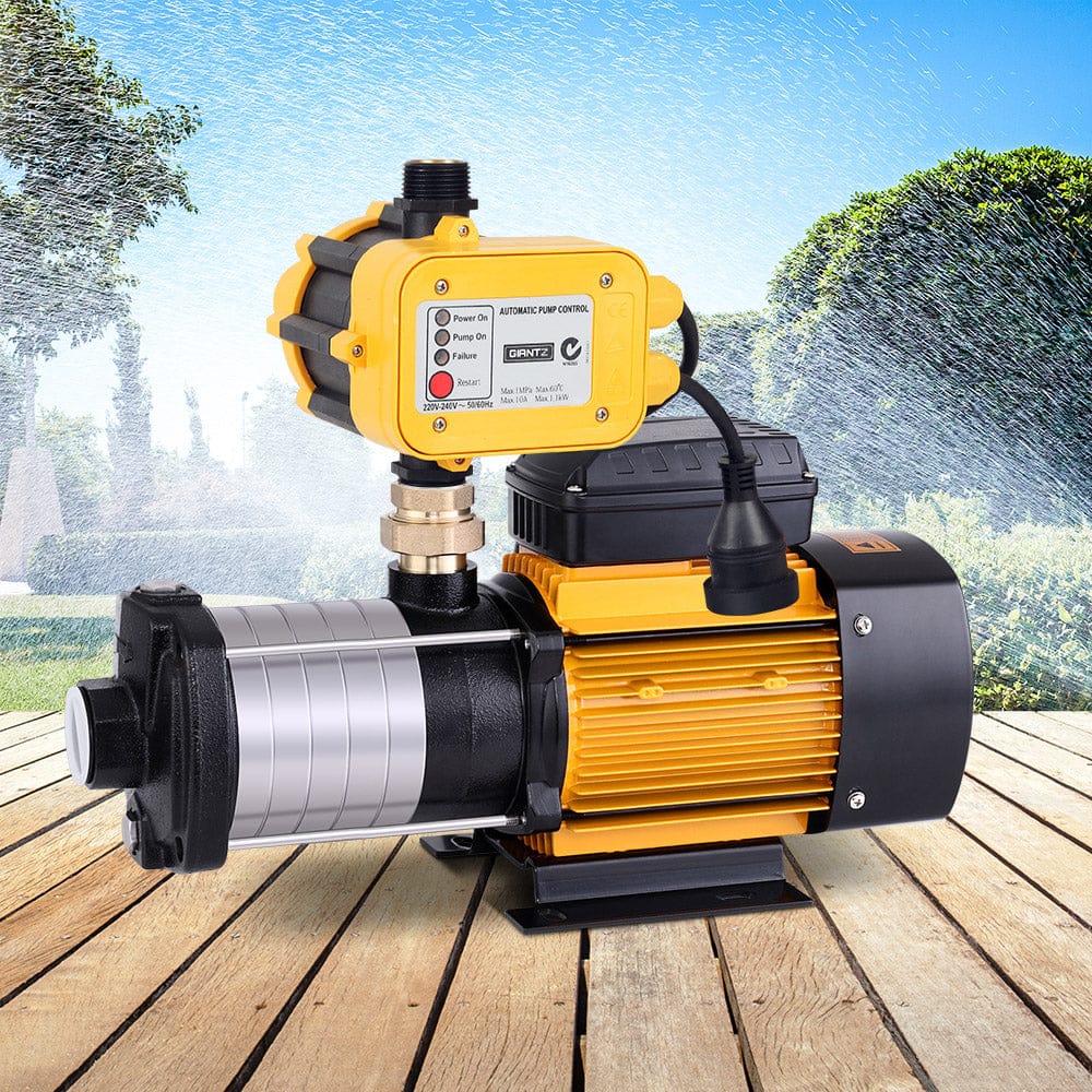 Giantz Garden Water Pump High Pressure 2500W 6-Stage Tank Irrigation Yellow