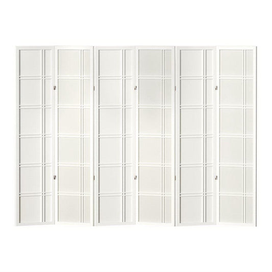 Artiss 6 Panel Room Divider Screen 265x179cm Nova White