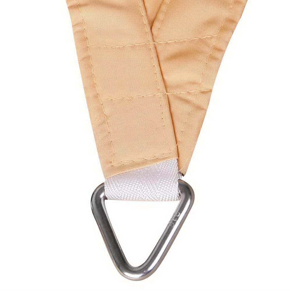 Instahut Waterproof Shade Sail 2x4m Rectangle Sand 95% Shade Cloth