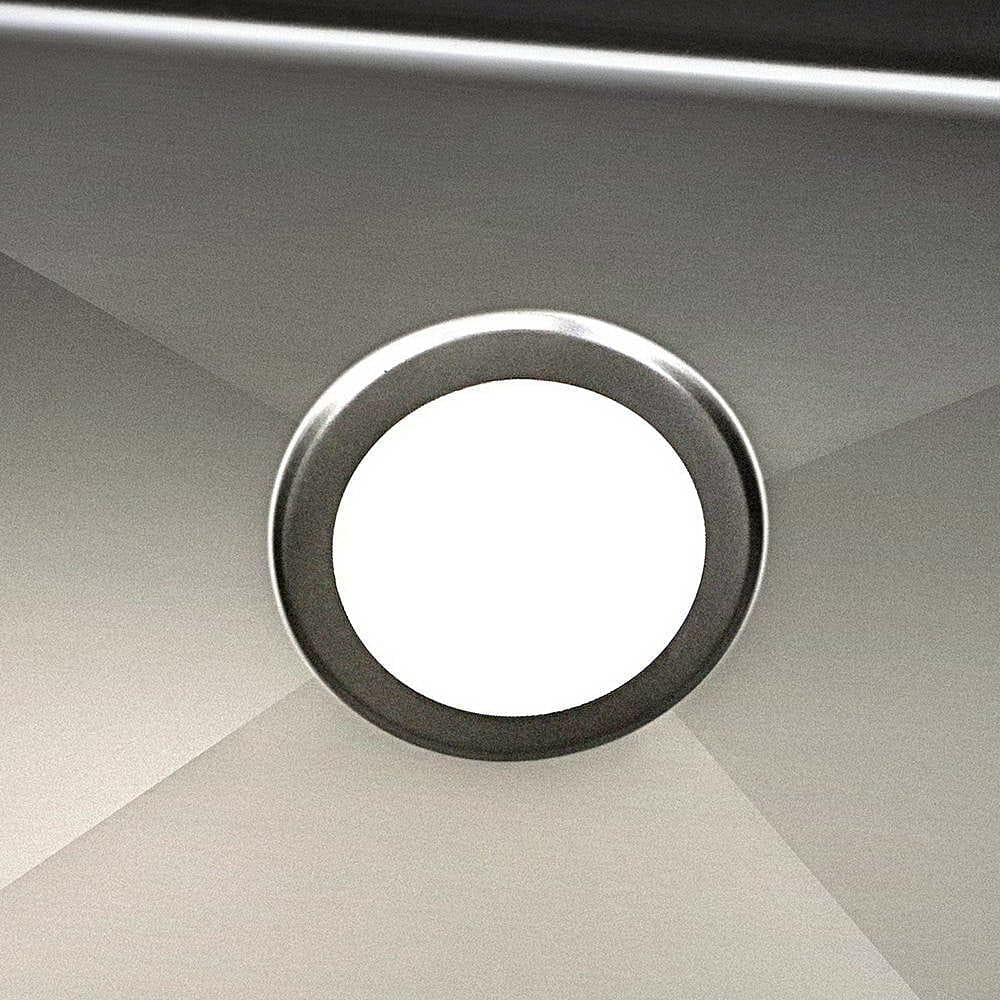 Cefito Kitchen Sink 60X45CM Stainless Steel Basin Single Bowl Black