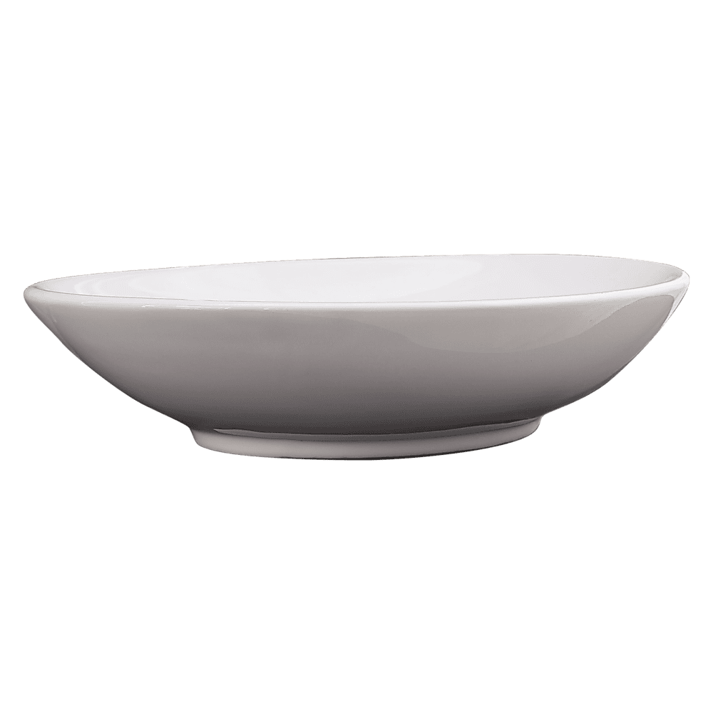 Bathroom Ceramic Oval Above Countertop Basin for Vanity