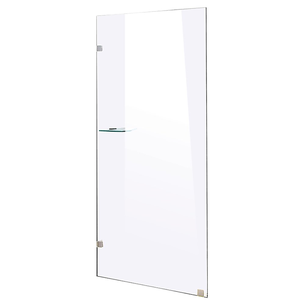 800 x 2100mm Frameless 10mm Safety Glass Shower Screen