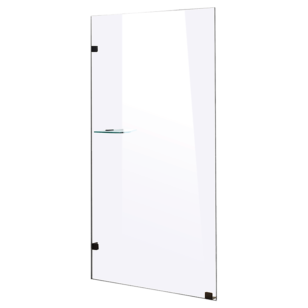 900 x 2000mm Frameless 10mm Safety Glass Shower Screen