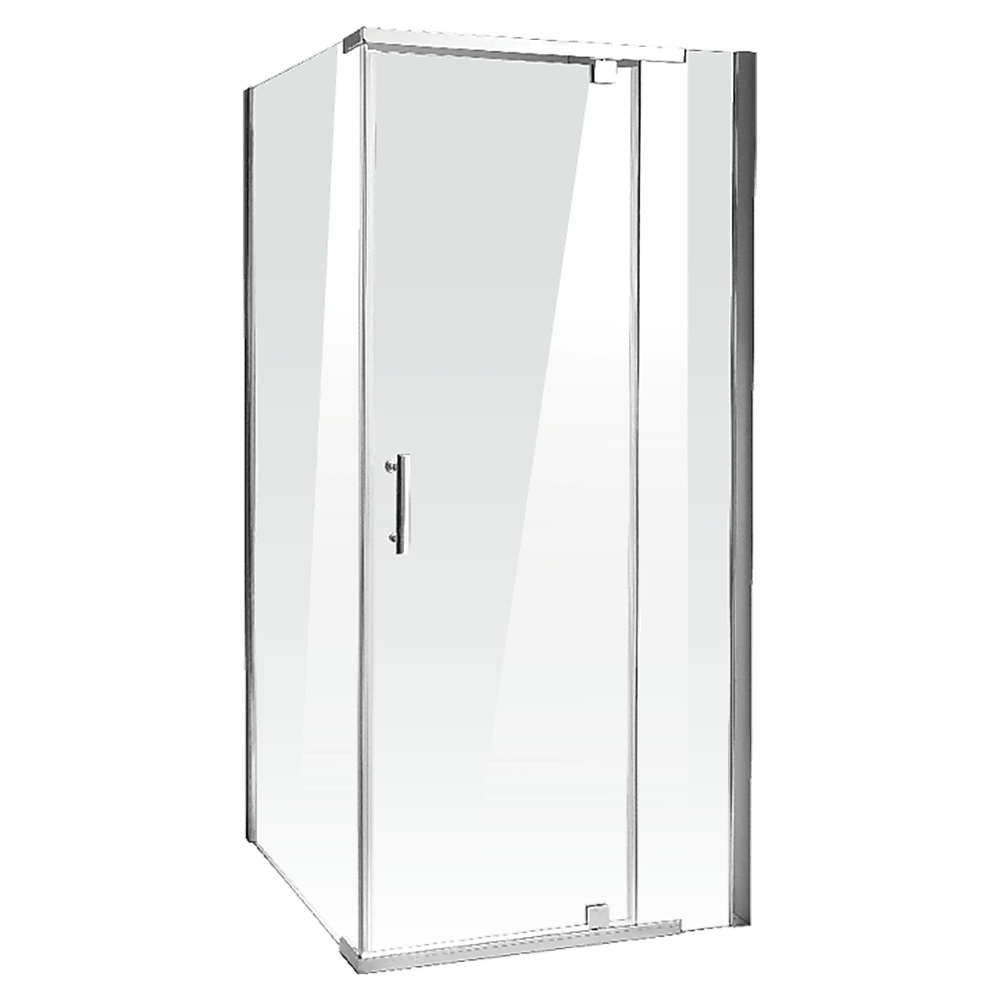 Shower Screen 1000x800x1900mm Framed Safety Glass Pivot Door By Della Francesca