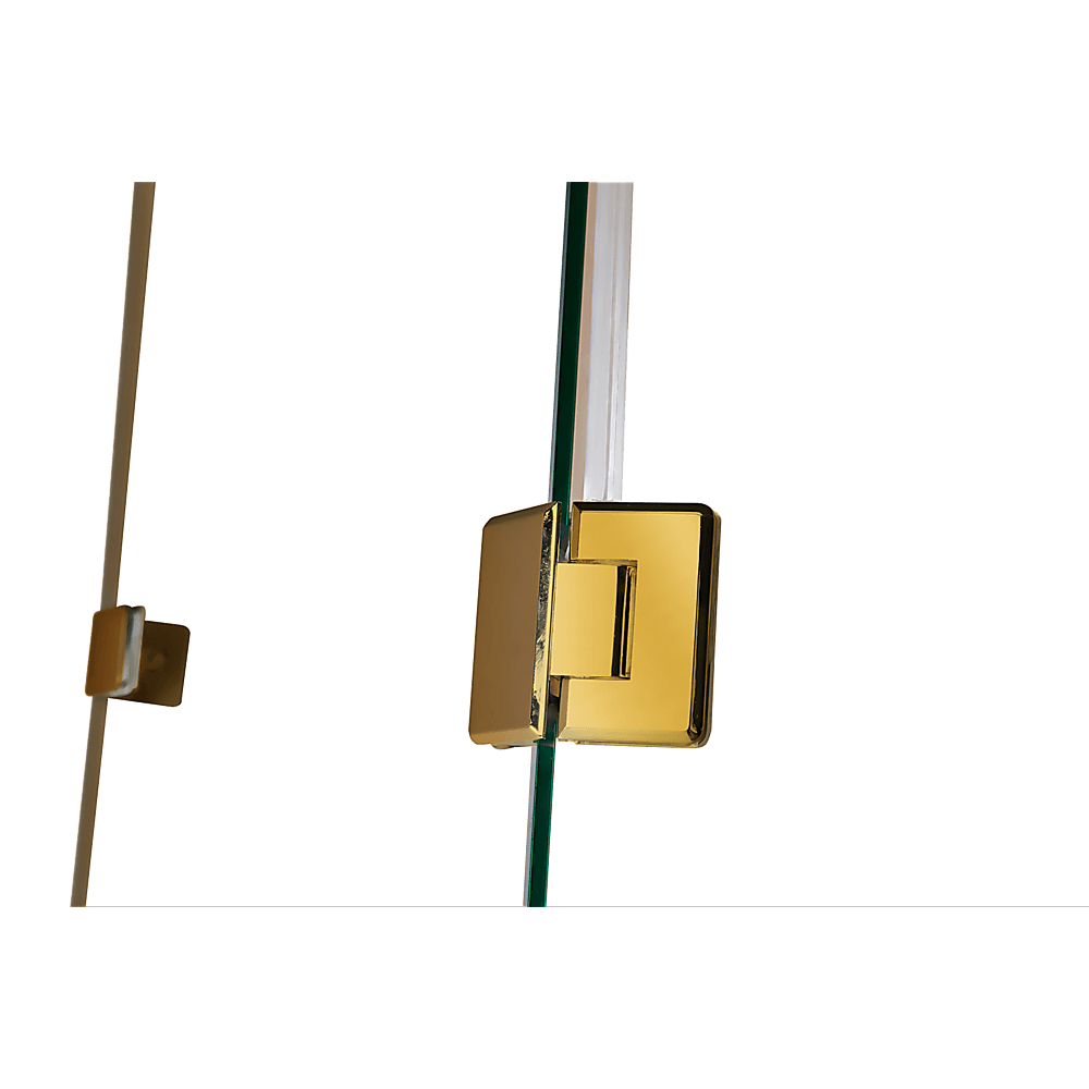 900 x 900mm Frameless 10mm Glass Shower Screen By Della Francesca