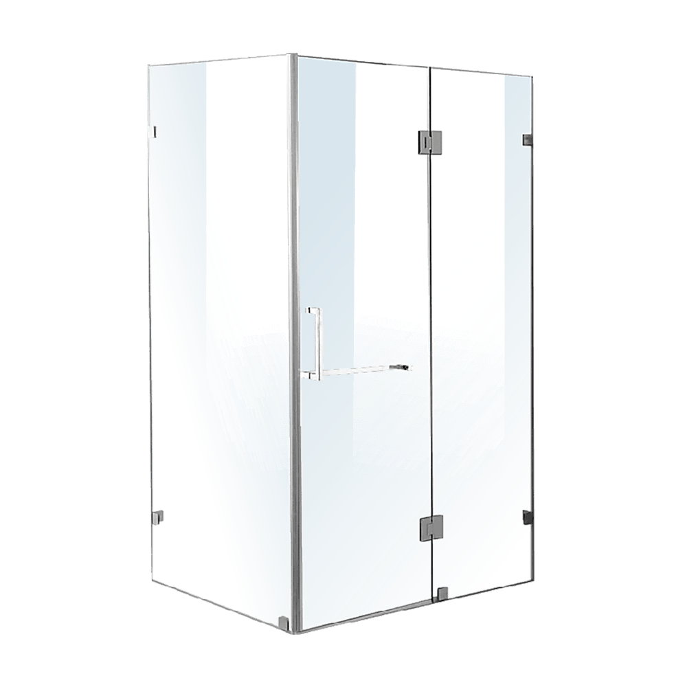 1200 x 800mm Frameless 10mm Glass Shower Screen By Della Francesca