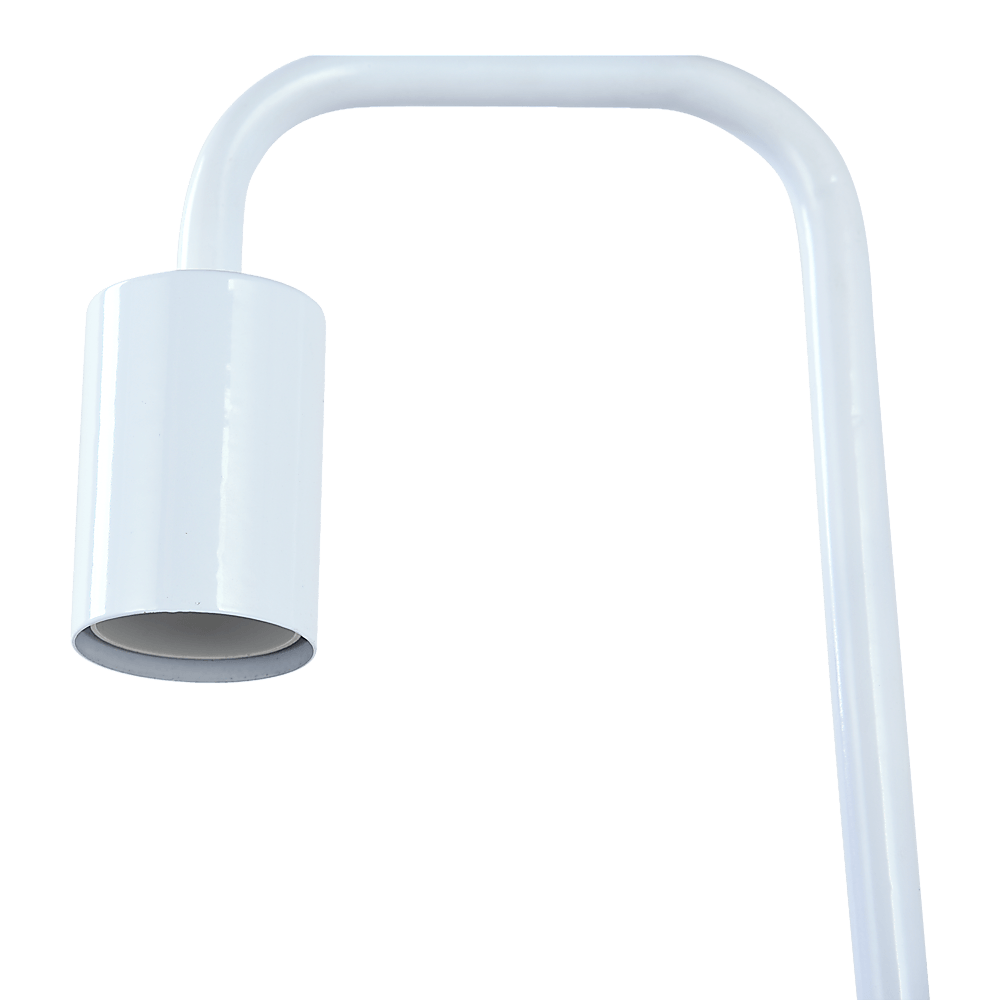 Modern Table lamp Desk Light Timber Base Bedside Bedroom White