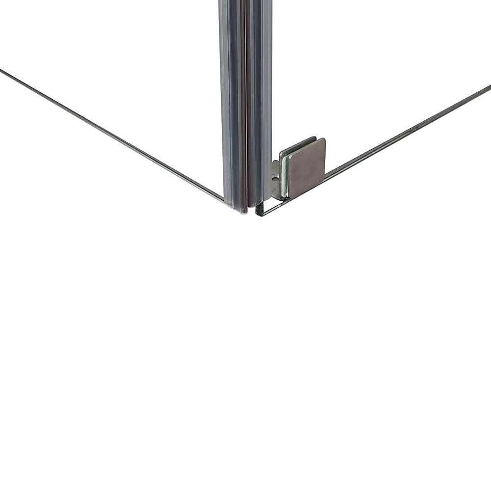 900 x 900mm Frameless 10mm Glass Shower Screen By Della Francesca