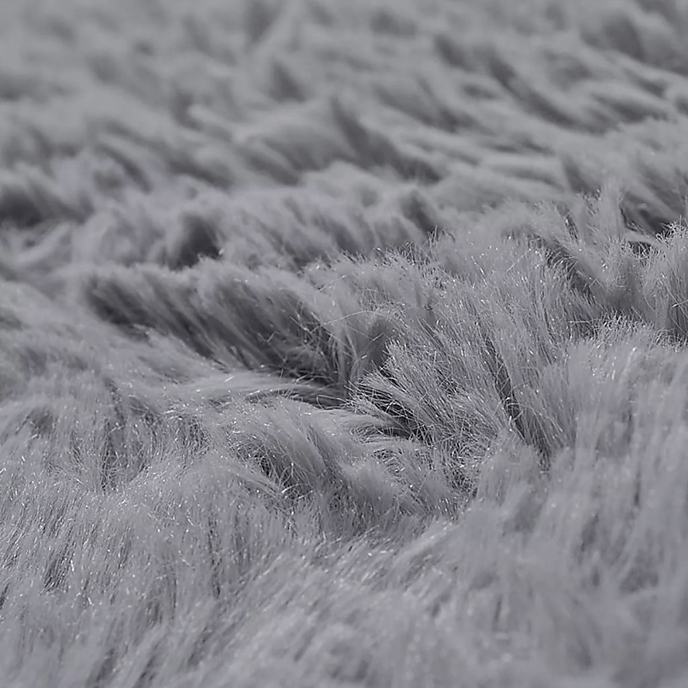 200x140cm Floor Rugs Large Shaggy Rug Area Carpet Bedroom Living Room Mat - Grey