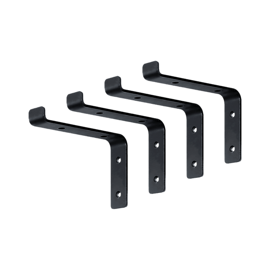 Floating Wall Shelf Brackets Heavy Duty Rustic Industrial 4-Pack