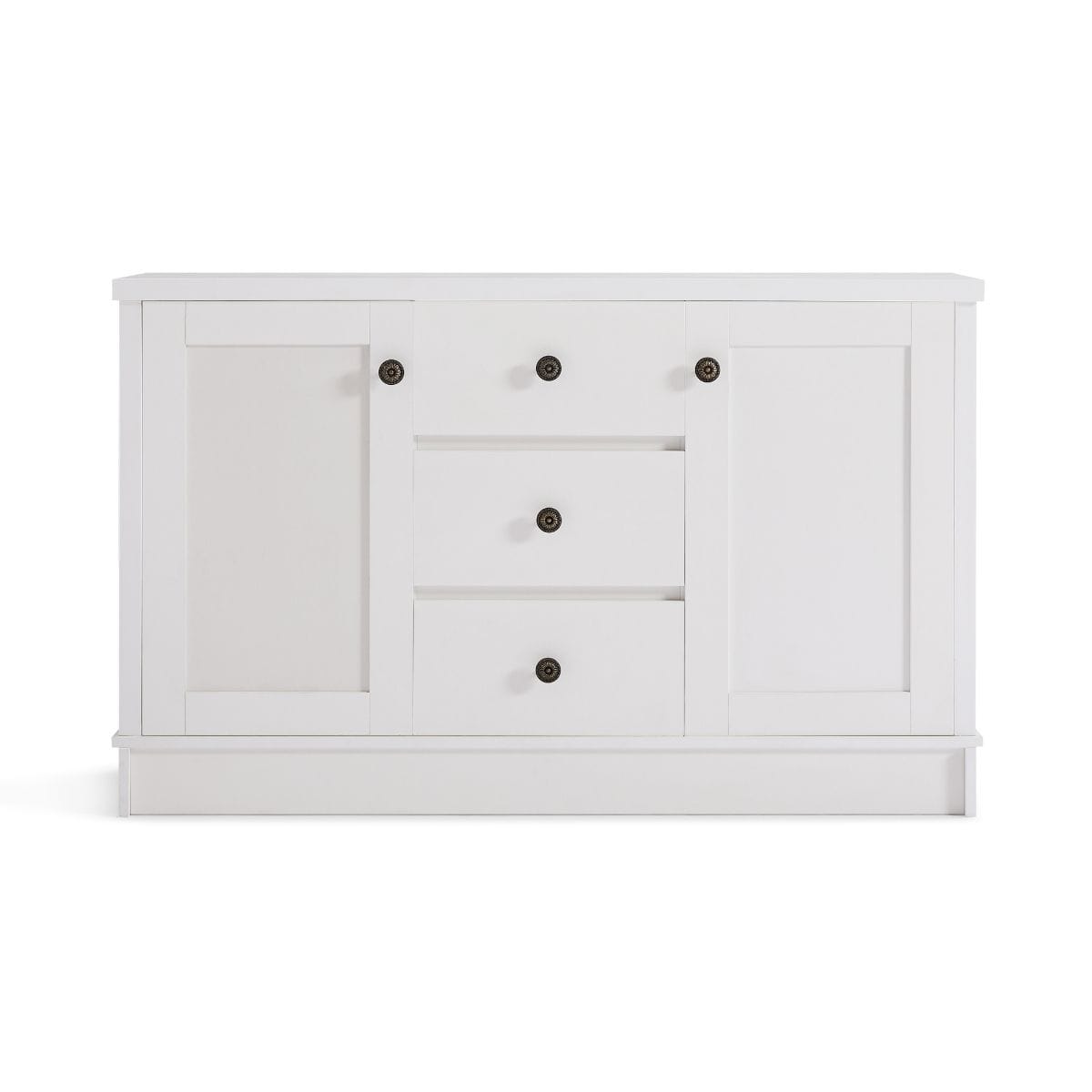 Margaux White Coastal Style Sideboard Buffet Unit