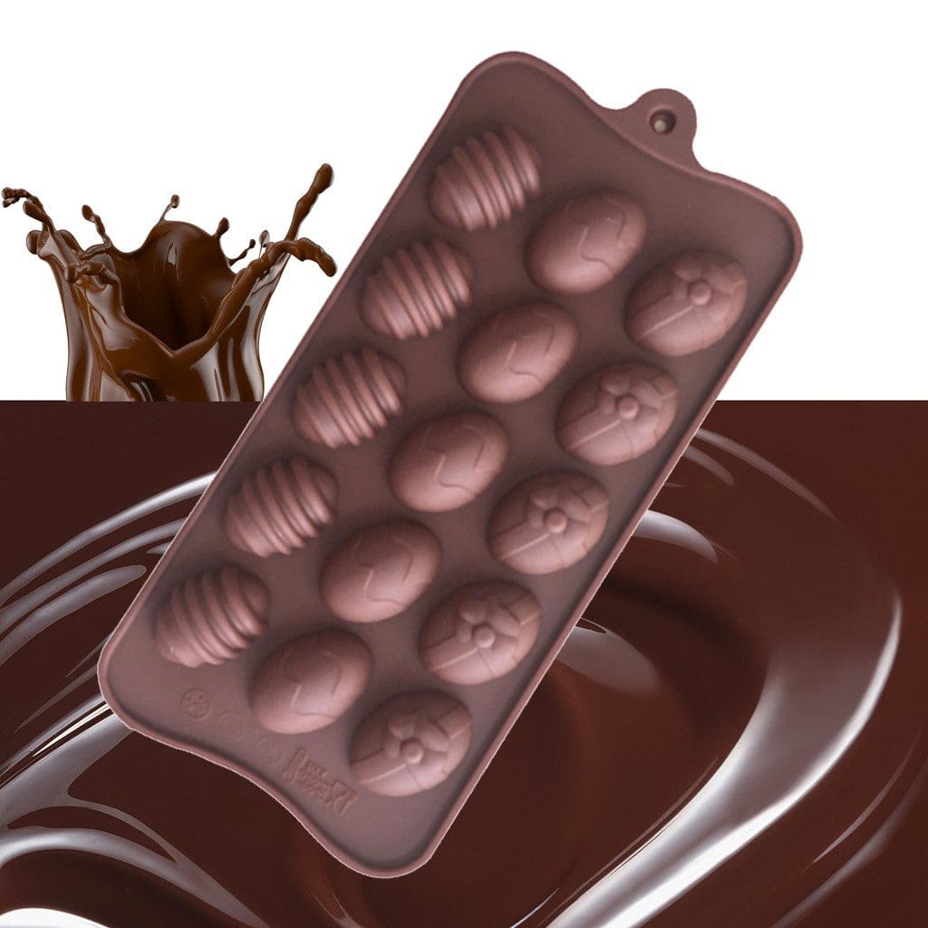 Easter Silicone Eggs Chocolate Cake Soap Mold Baking Ice Tray Mould