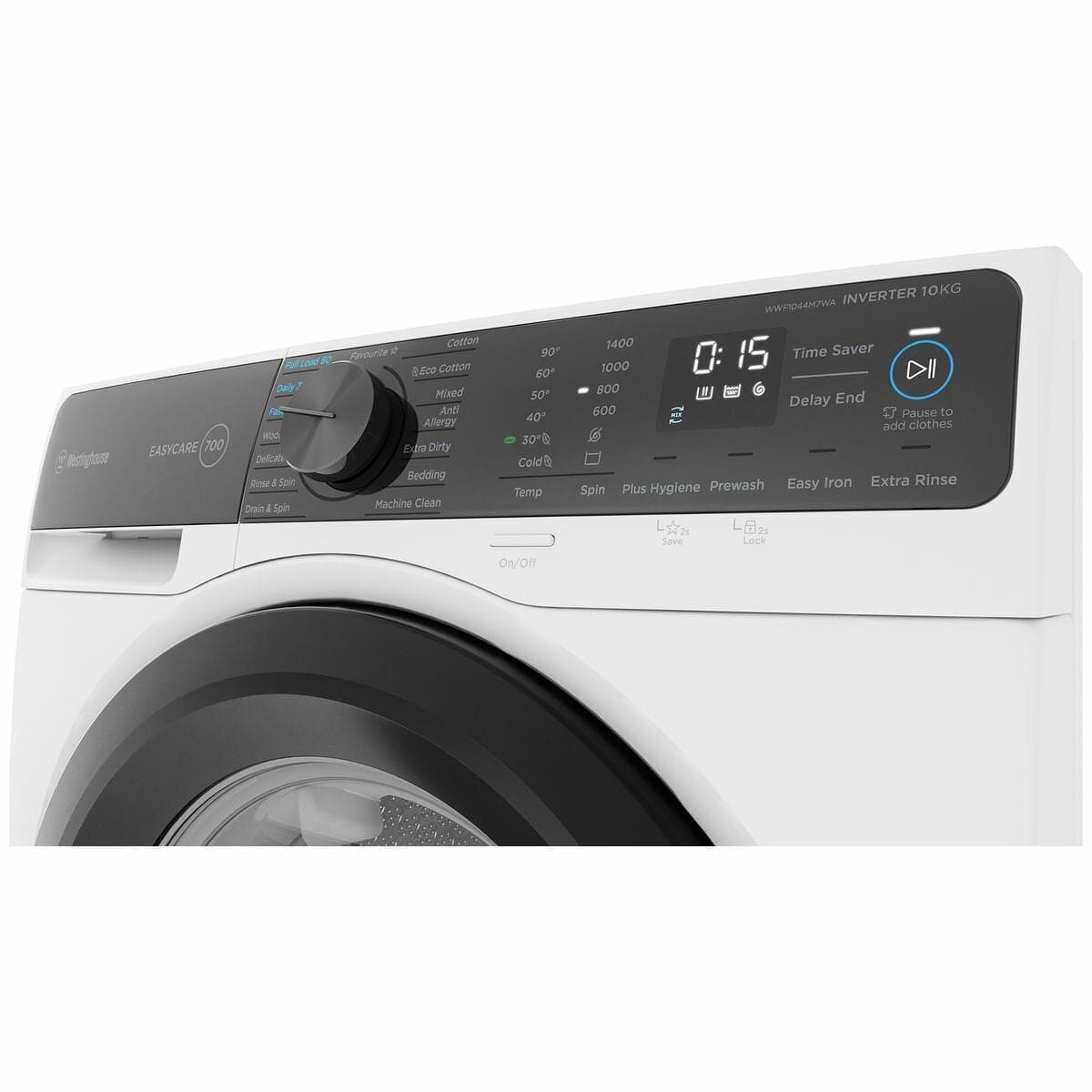 Westinghouse WWF1044M7WA 10kg Front Loader Washing Machine