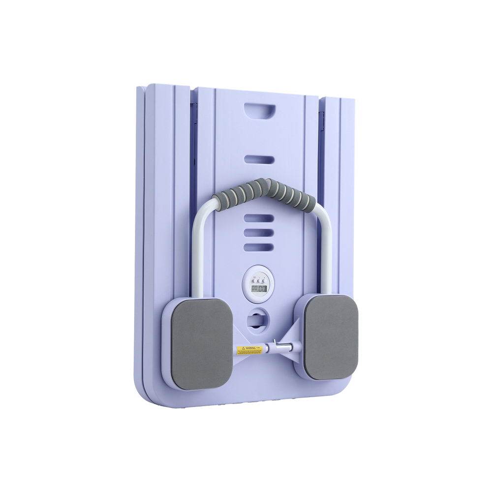 Everfit Pilates Board Foldable Reformer Multi Functional Exercise Trainer Purple