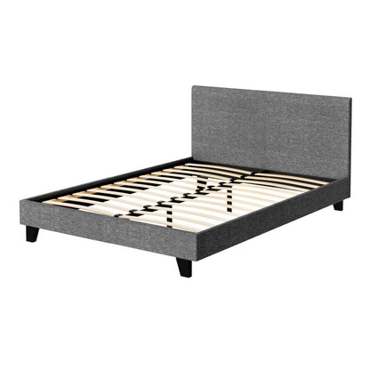 Artiss Bed Frame Double Size Grey NEO