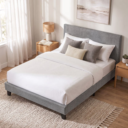 Artiss Bed Frame Queen Size Grey NEO