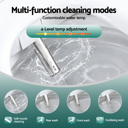 Cefito Smart Electric Bidet Toilet Seat Cover D-Shape SIAA Material Certified