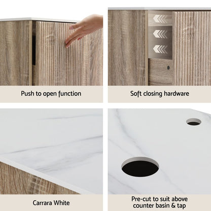 Cefito Vanity Unit 915mm Oak
