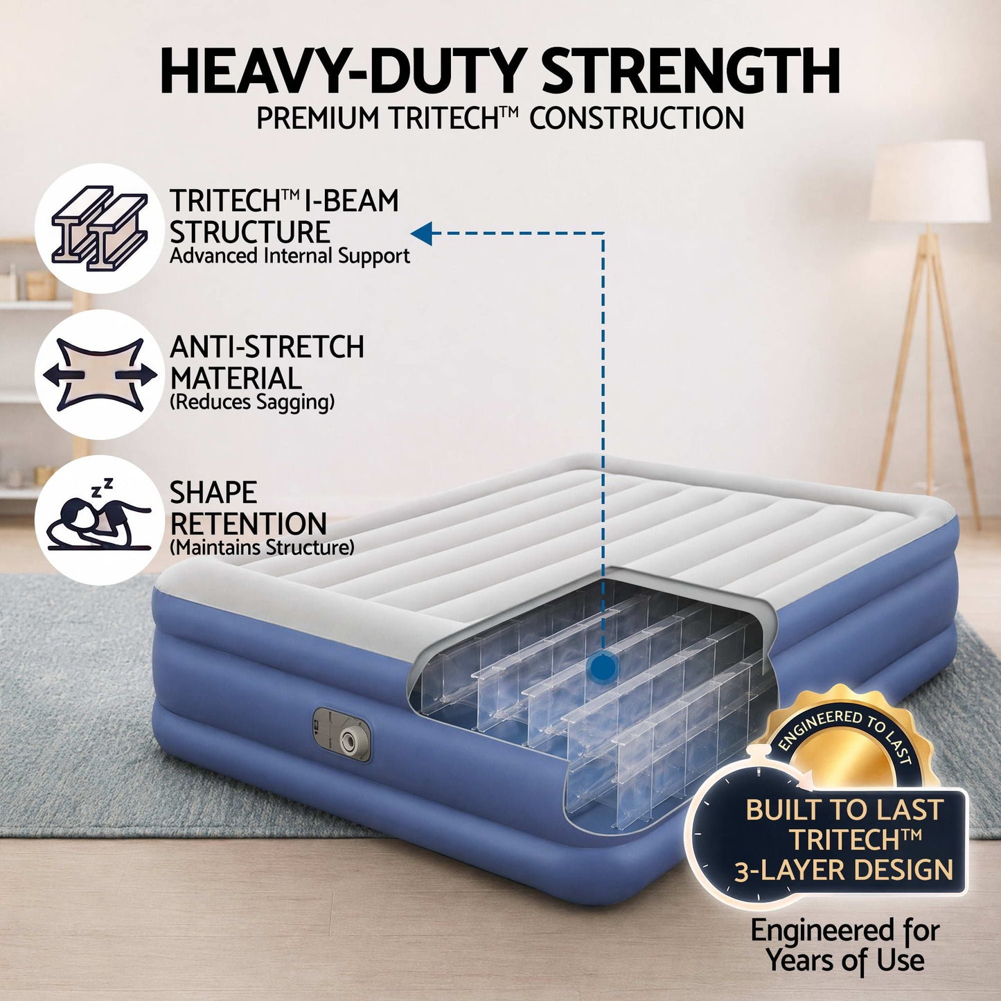 Bestway Air Bed Inflatable Mattress Queen