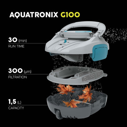 Bestway Robotic Pool Cleaner Cordless Automatic Robot Clean Swimming Pools Floor