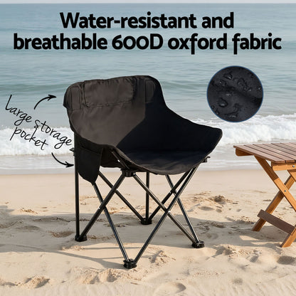 Weisshorn 7pc Camping Table Chair Set Outdoor Folding Aluminium Portable Picnic